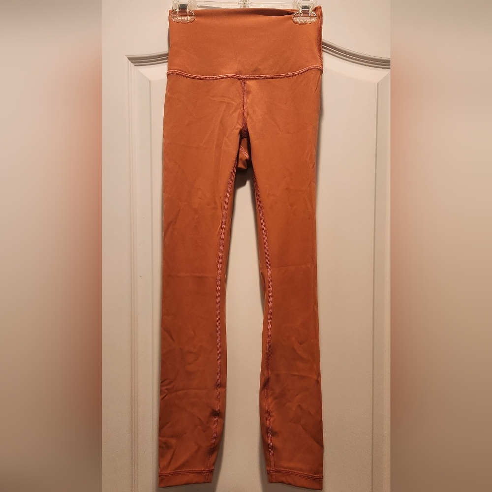 Lululemon Wunder Under 25" Leggings Rustic Coral Size 2